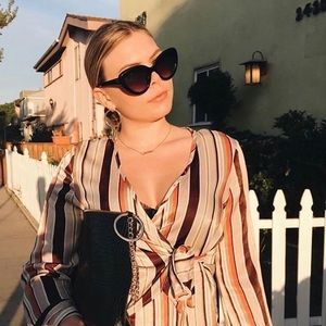 New** Perverse Black Sunglasses-Style Cool Cat 👓